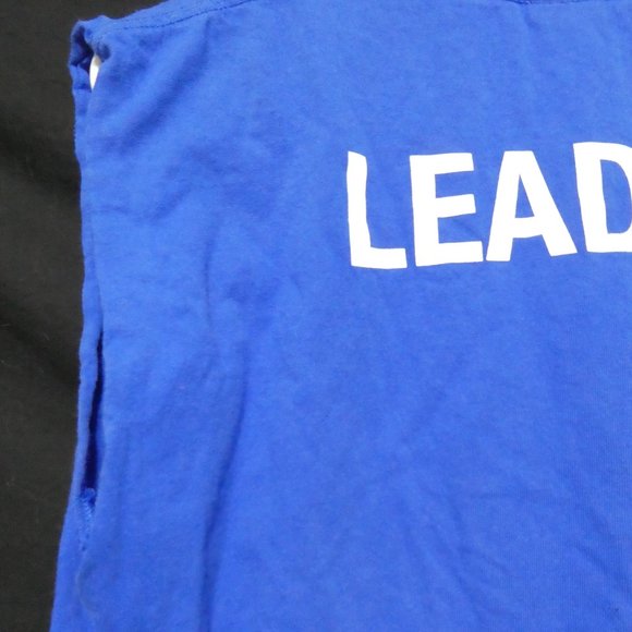 GILDAN Ultra Cotton, medium, blue sleeveless graphic tank top, GUC - Picture 8 of 12